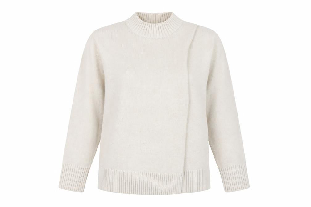 H&M Women’s Ivory Knit Pullover Jumper M