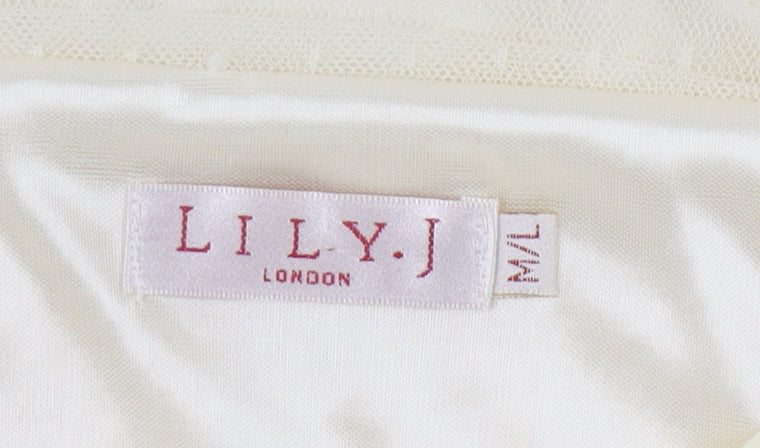 Lily J London Women's Ivory A-Line Dress M