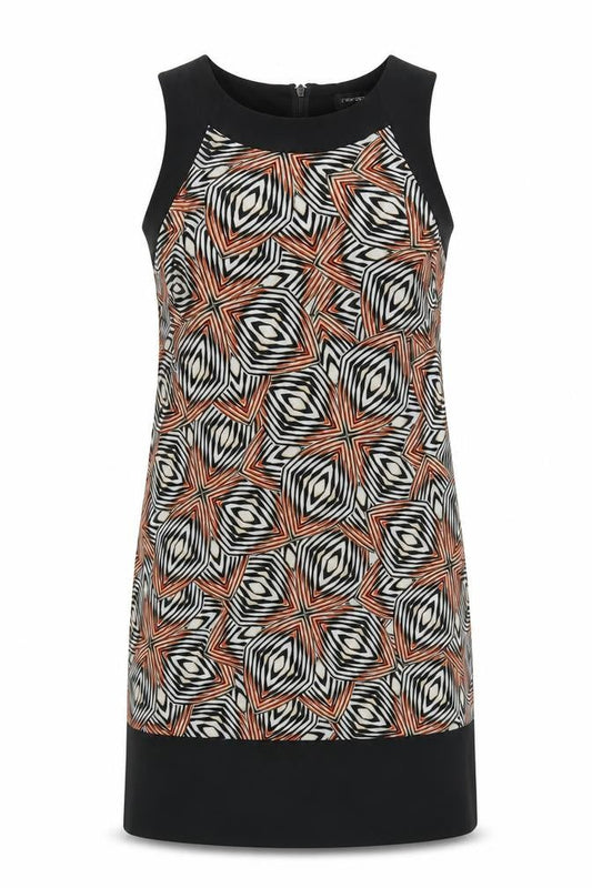 Dorothy Perkins Women's Geometric Shift Dress Size 8
