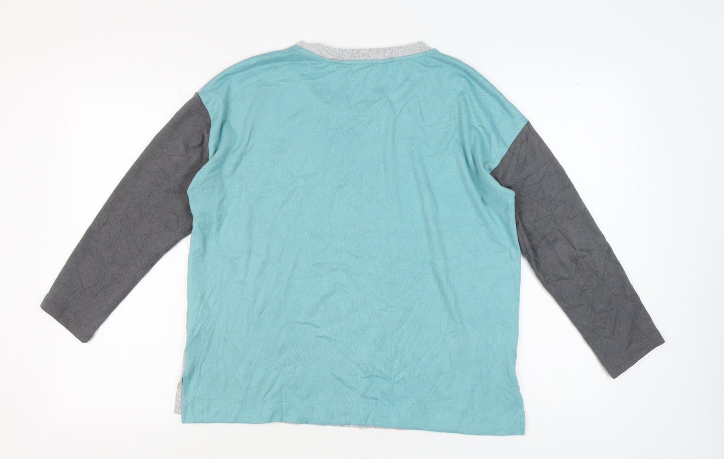 Bonmarché Women's Multicoloured Crew Neck Jumper, Size 14