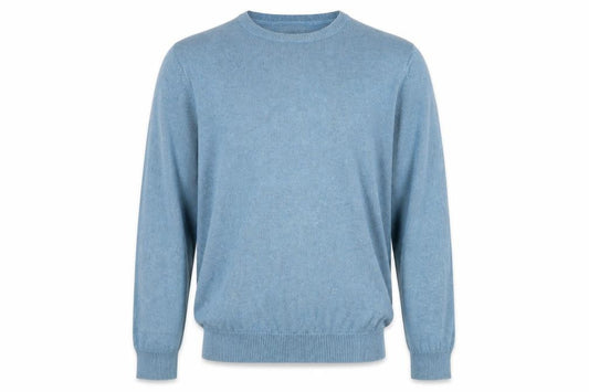 Marks & Spencer Men's Blue Cotton Pullover Jumper L