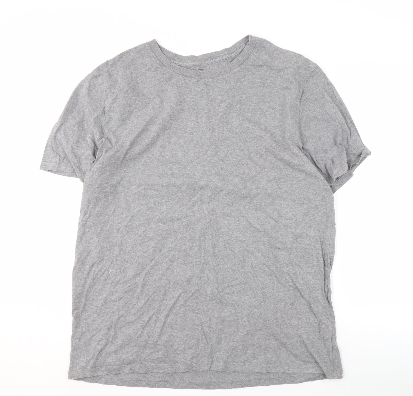 GAP Men's Grey Classic Fit Crew Neck T-Shirt XL