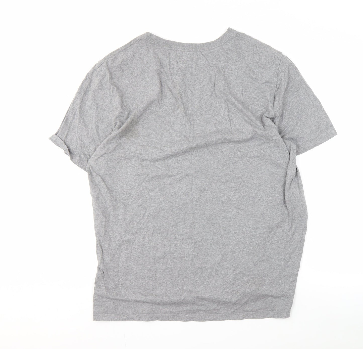GAP Men's Grey Classic Fit Crew Neck T-Shirt XL