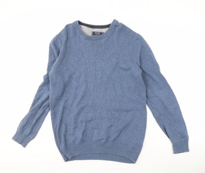 Additional front view of Maine New England Men’s Blue Cotton Medium jumper