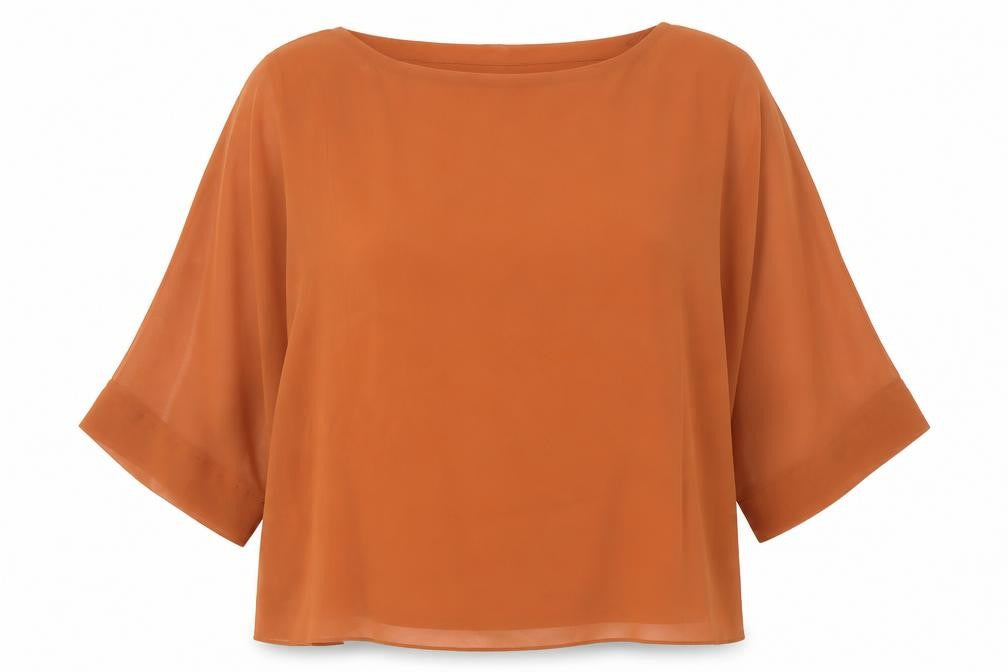 Wallis Women's Brown Blouse - Size M, Boat Neck, Solid
