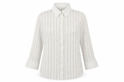 Front view of Principles Women's Multicoloured Button-Up Shirt, size 18