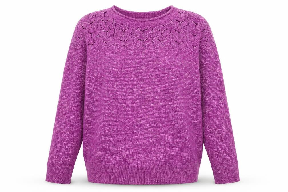ISLE Women's Purple Pullover Jumper - Size L