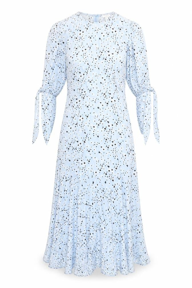 Monsoon Women's Blue Animal Print Dress Size S