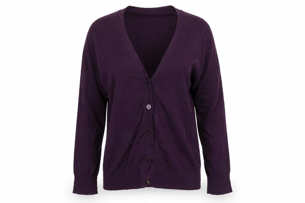 Gap Women's XS Purple Cardigan with Button Accent
