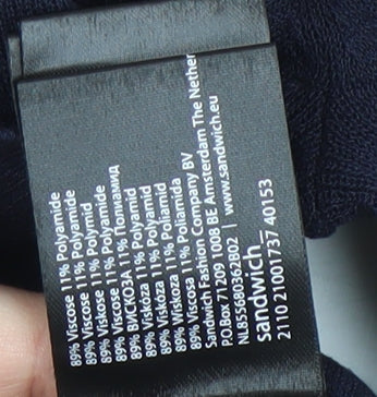 Sandwich Women's Blue Pullover Jumper, Size S