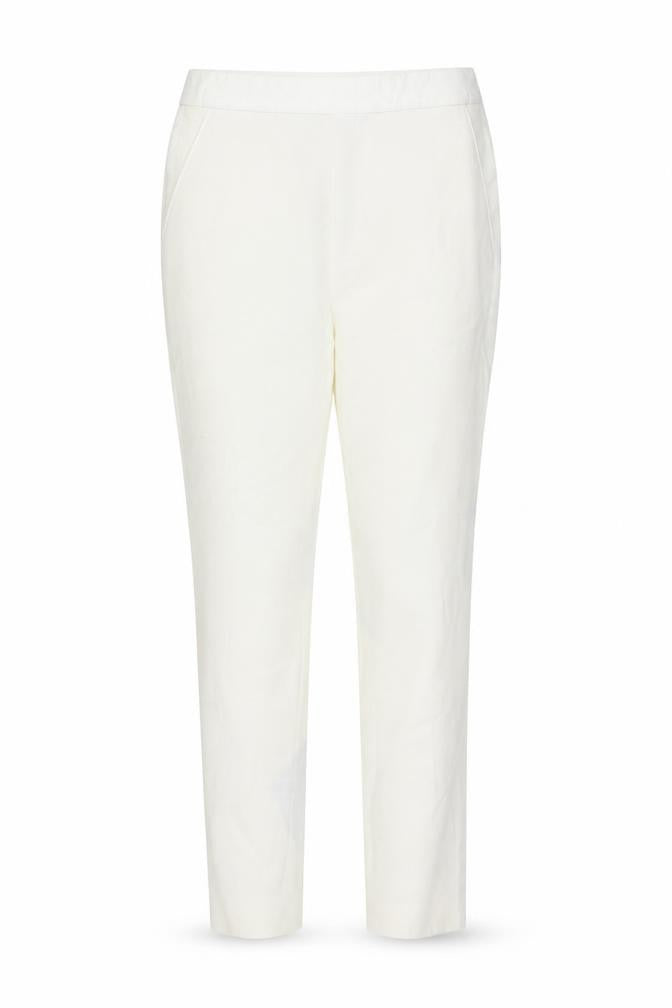 Zara Women's White Trousers L - Classic & Chic