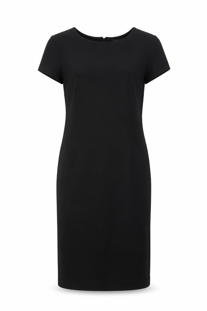 Ann Taylor Women's Black Sheath Dress, Size 8, Workwear