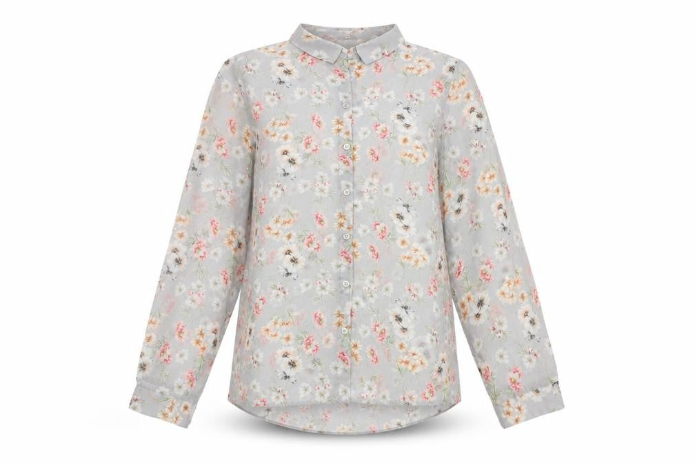 New Look Women's Floral Blouse, Multicoloured, Size 12