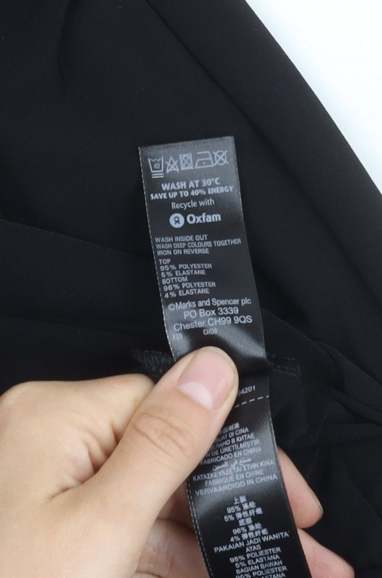 Marks and Spencer Black Dress Women Size 10 Sleeveless