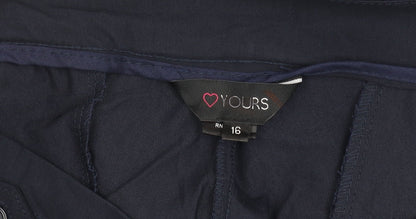Yours Blue Plus Size Women's Trousers Size 16