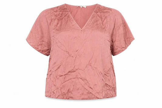 Next Women's Pink V-Neck Top, Size 16, Polyester
