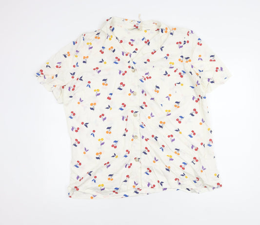 Next Women's Multicoloured Floral Button-Up Shirt