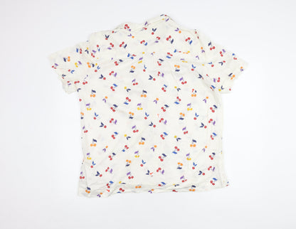 Next Women's Multicoloured Floral Button-Up Shirt