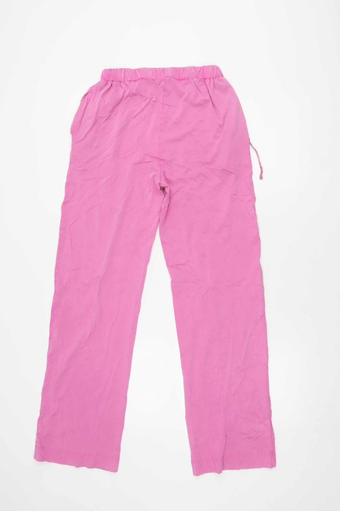 Next Women's Pink XS Cotton Trousers, Casual Style