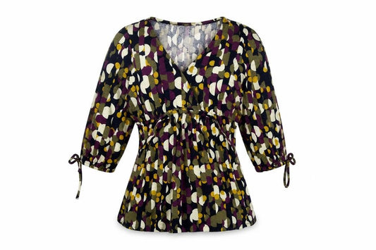 Next Women's Multicoloured Wrap Top Size 14
