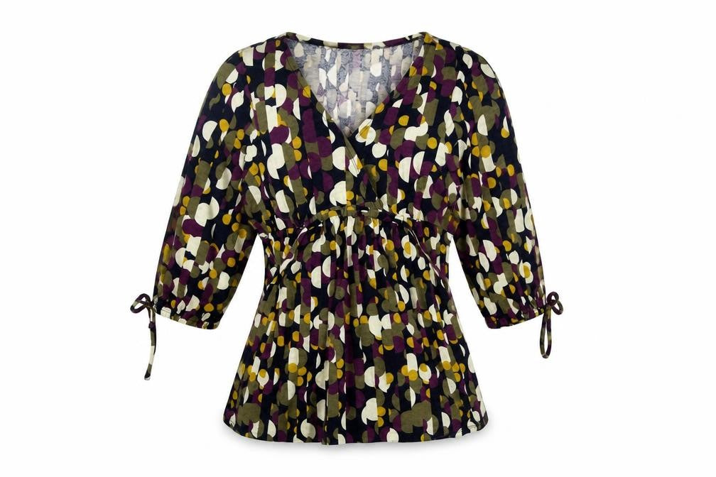 Next Women's Multicoloured Wrap Top Size 14