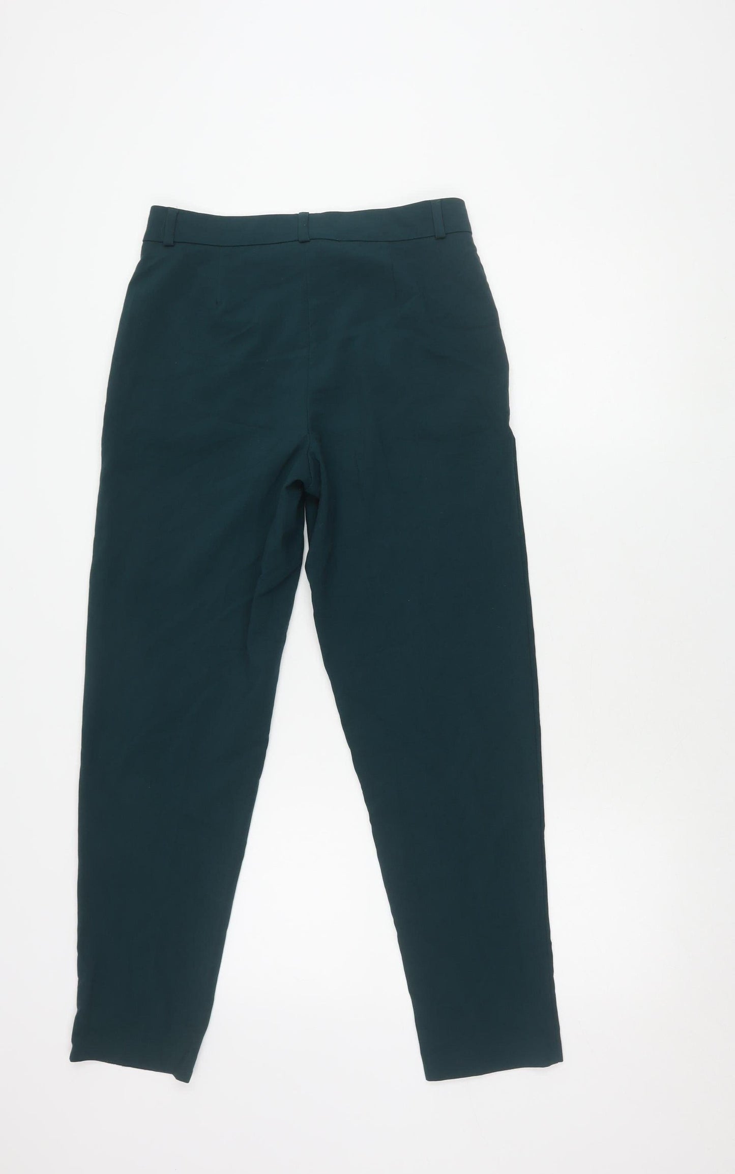 Marks and Spencer Women's Green Tapered Trousers Size 8