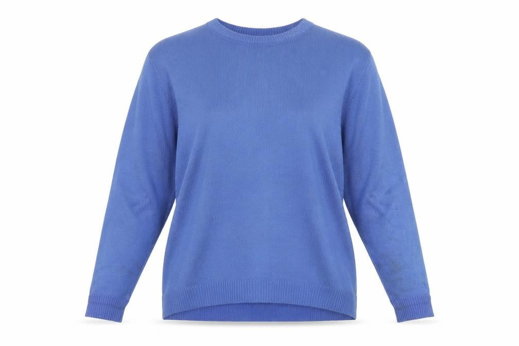 Akal Collection Blue Argyle Women's Pullover Jumper L
