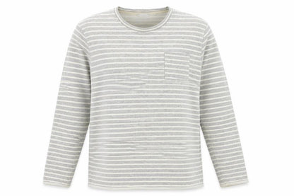 Next Women's Grey Striped Cotton Jumper, L