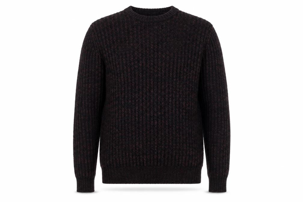 Label Lab Men's Black Medium Pullover Jumper, Acrylic Knit
