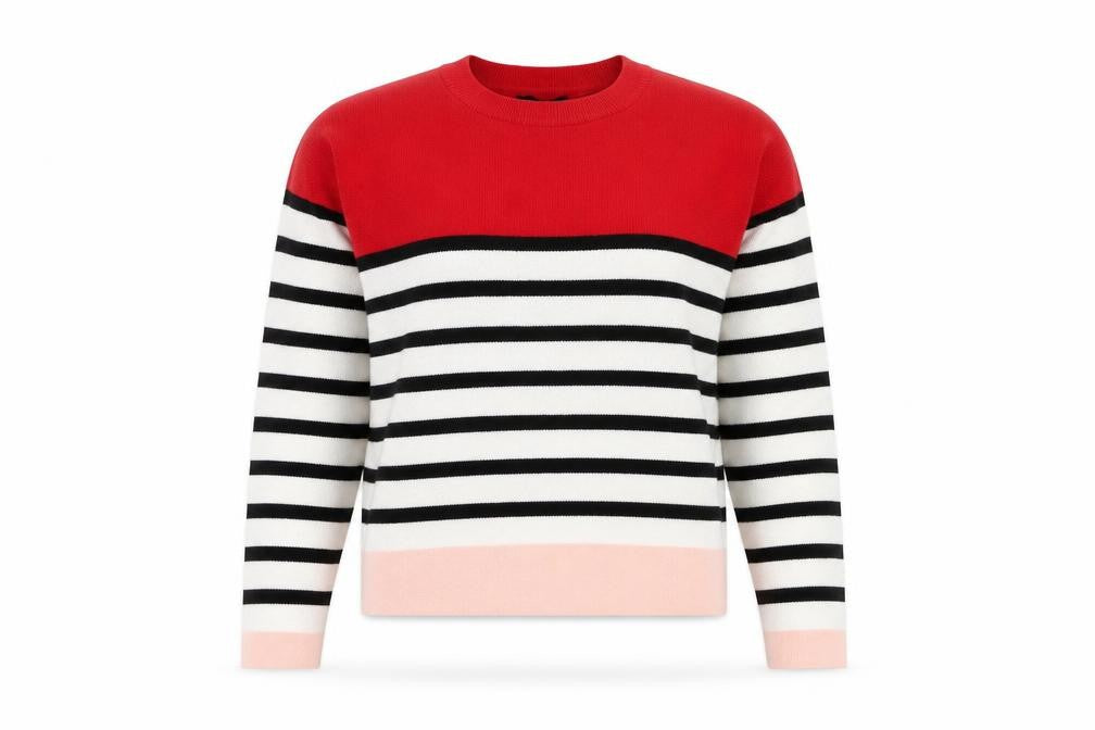 New Look Women's Multicoloured Striped Jumper, Size S