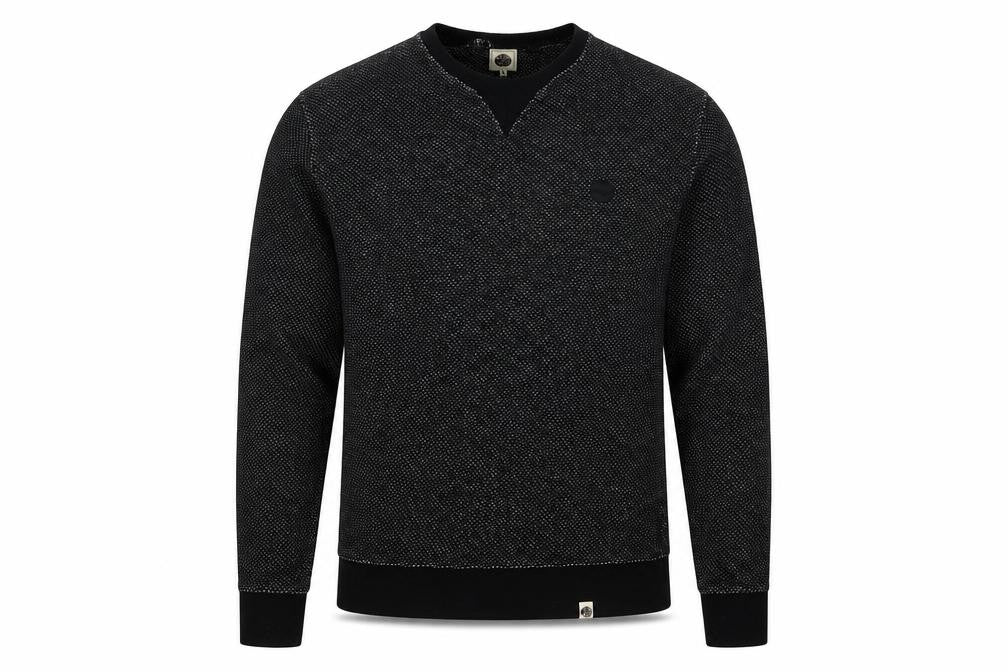 Pretty Green Men's Black Pullover Jumper