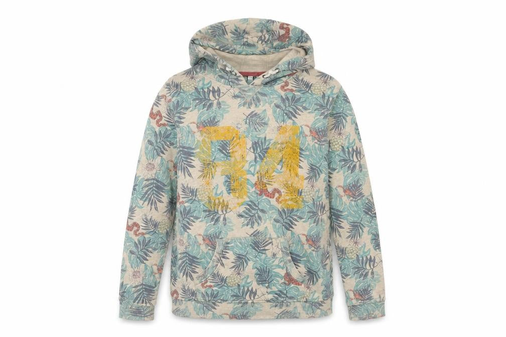 Marks & Spencer Girls Multicoloured Tropical Hoodie 13-14 Years