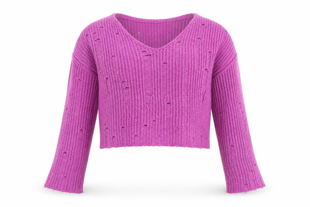 Urban Outfitters Women’s Purple Distressed Pullover S