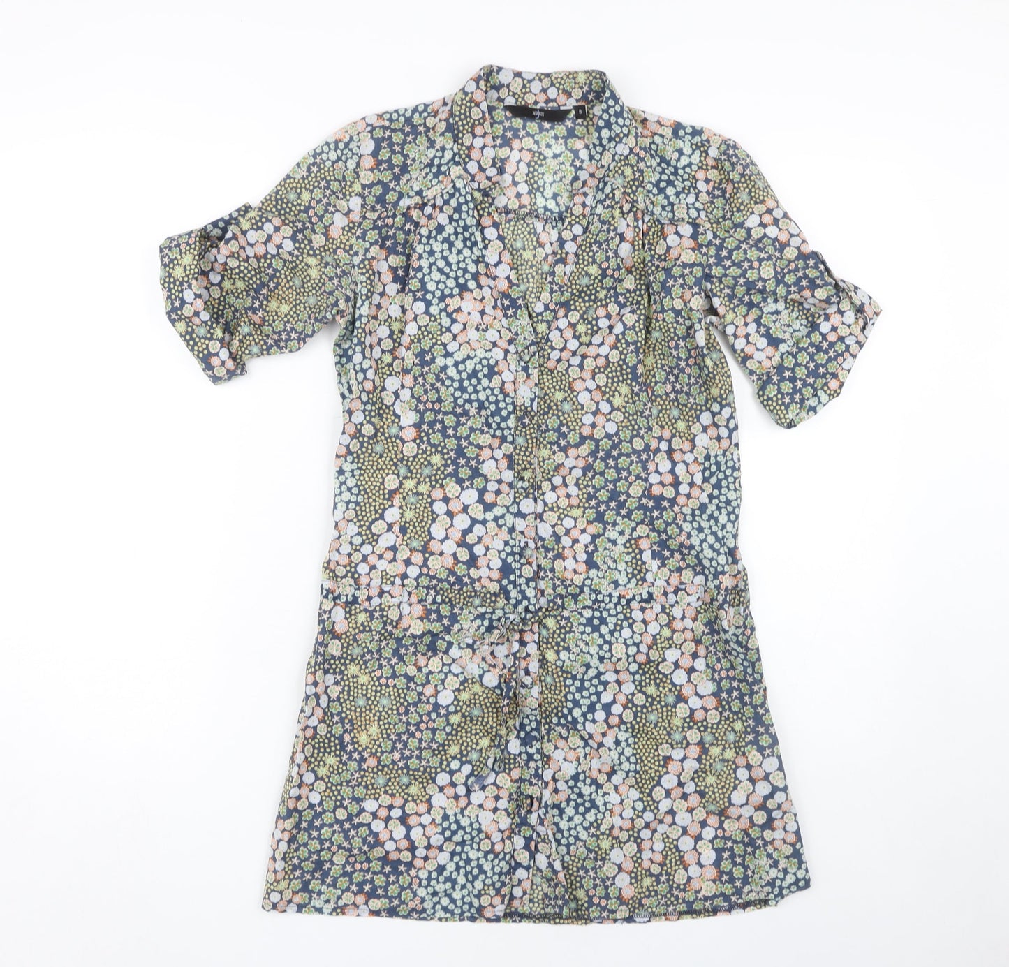 Jasper Conran Jeans Women's Floral Shirt Dress Size 8