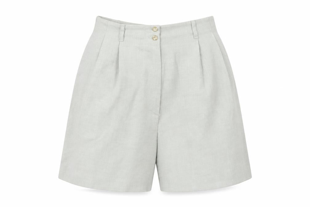 Marks & Spencer Women's Green Pleated Shorts Size 10