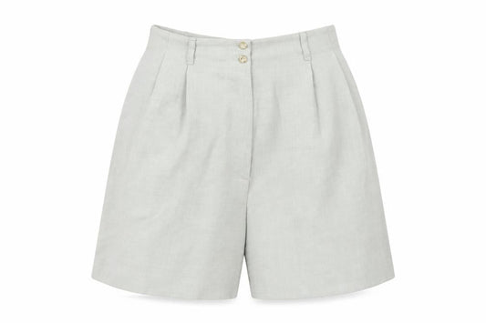 Marks & Spencer Women's Green Pleated Shorts Size 10