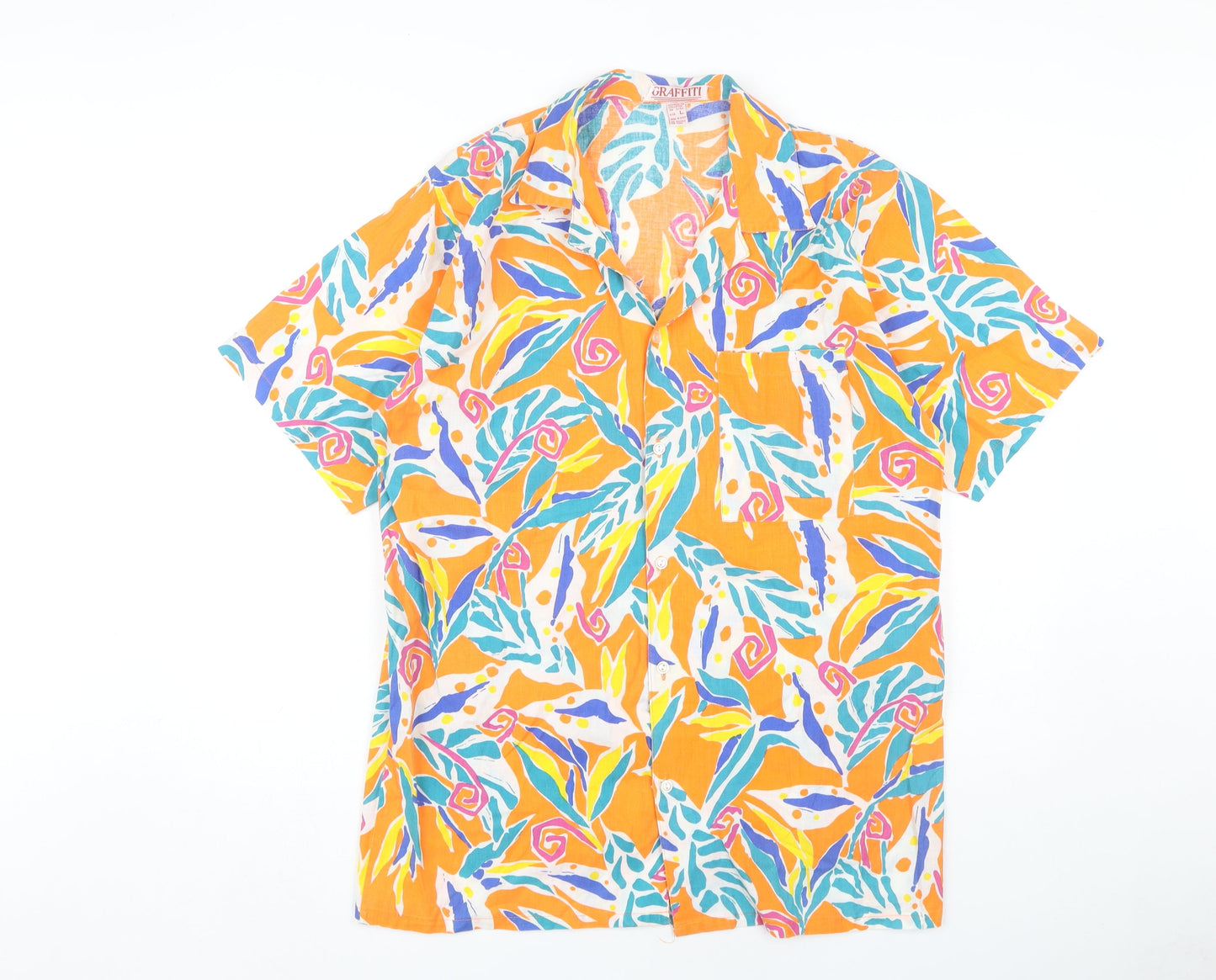Graffiti Men's L Multicoloured Tropical Shirt