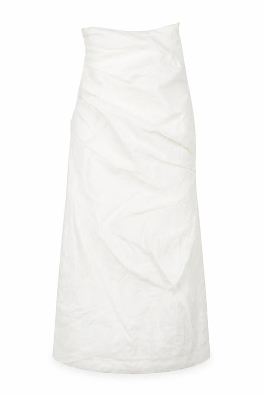 Zara Women Ivory Sleeveless Dress Size M