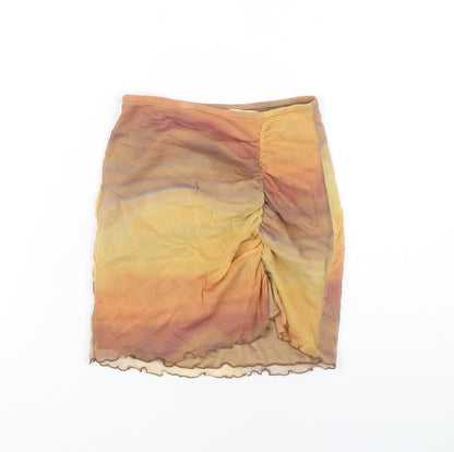 Pull&Bear Women's Multicolour Pencil Skirt XS