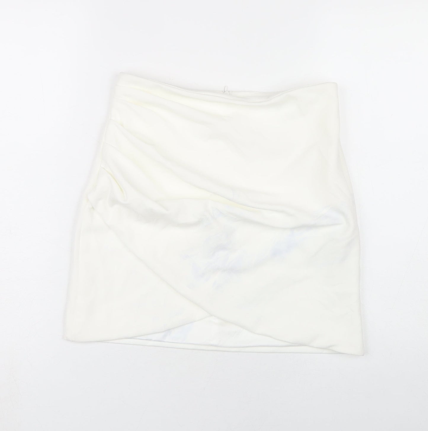 Zara Women's Ivory Pencil Skirt M