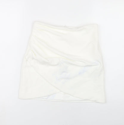 Zara Women's Ivory Pencil Skirt M