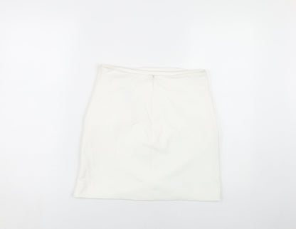 Zara Women's Ivory Pencil Skirt M