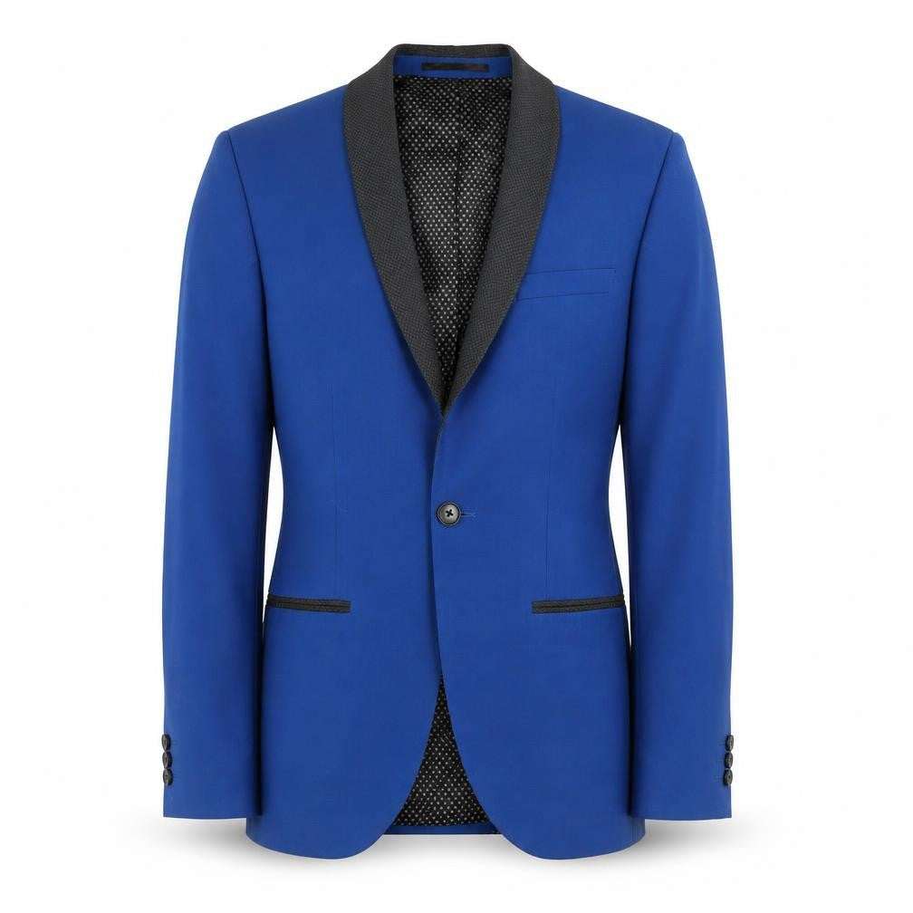 Next Men's Blue Shawl Lapel Formal Blazer, Size 34