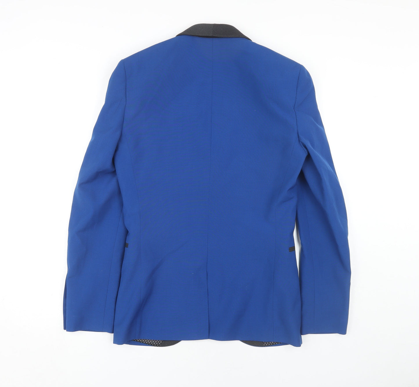 Next Men's Blue Shawl Lapel Formal Blazer, Size 34