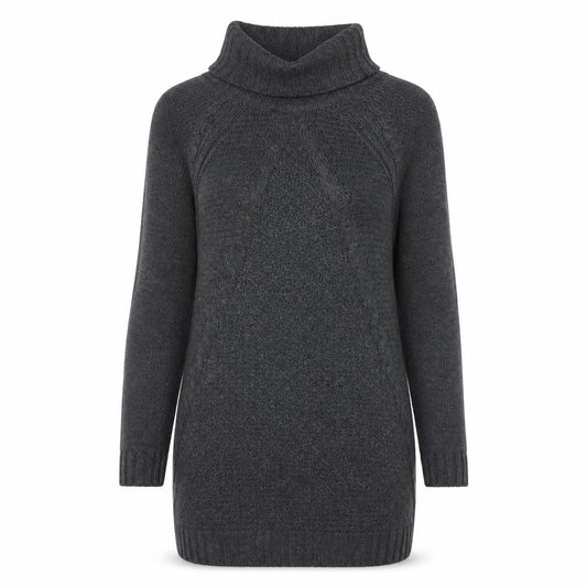 Debenhams Grey Jumper Dress, Size 12, Women's Knitwear