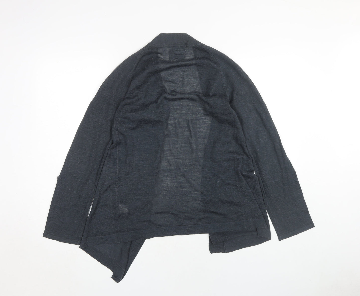 Mistral Women's Blue Open Front Cardigan Size 8 Lightweight