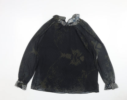 Next Women's Multicoloured Floral Blouse Size 8