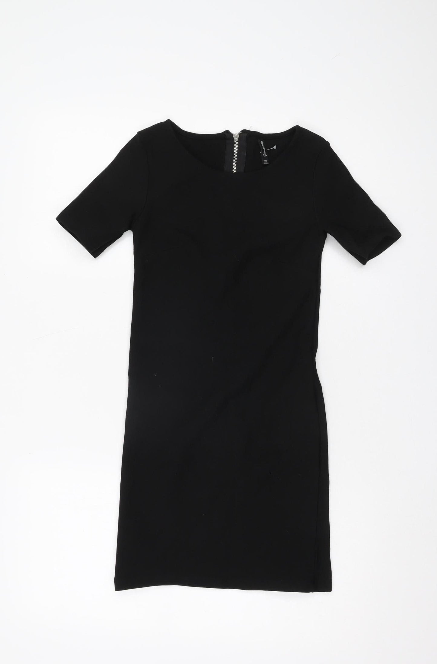 Stradivarius Women’s Black Short Sleeve Dress