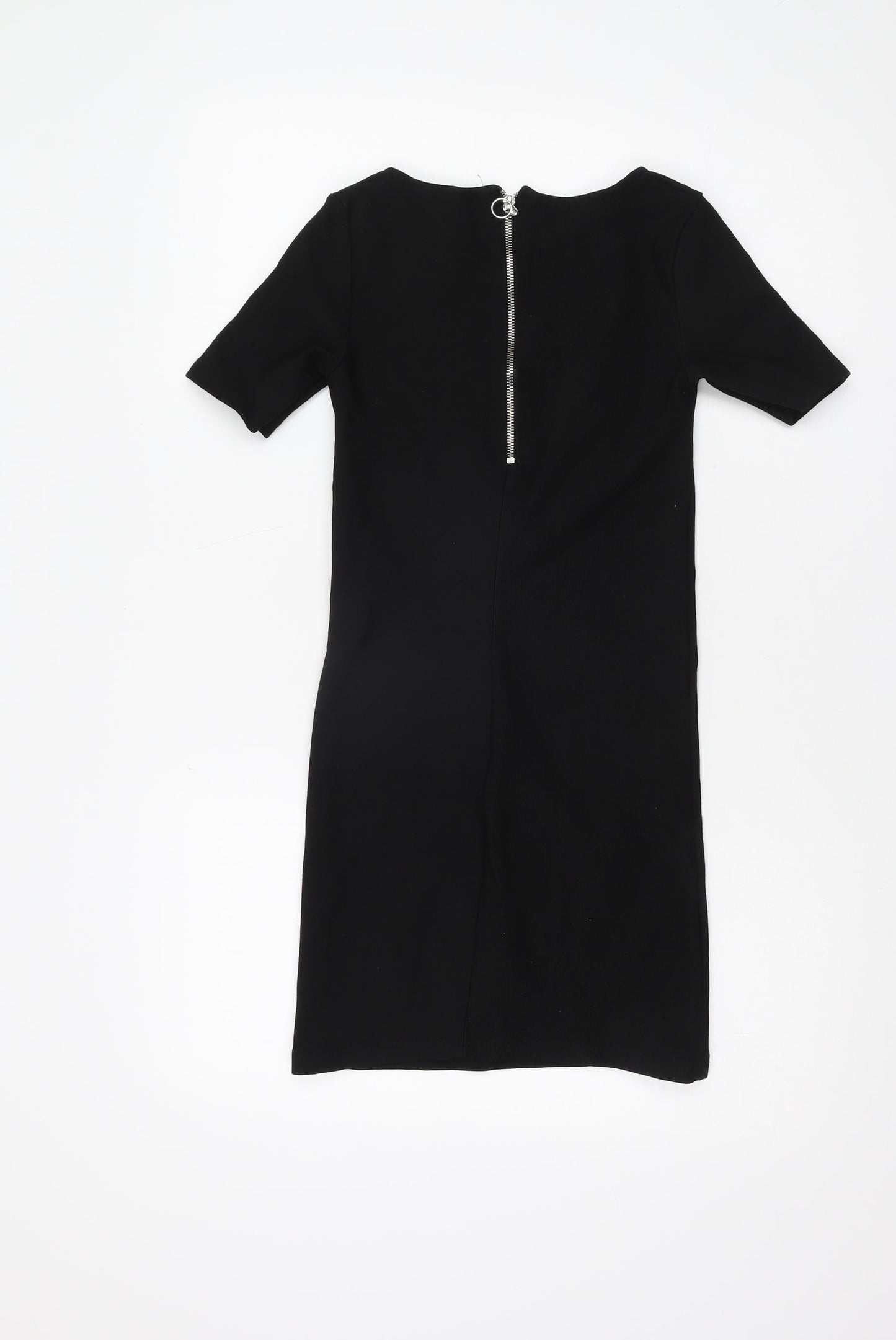 Stradivarius Women’s Black Short Sleeve Dress