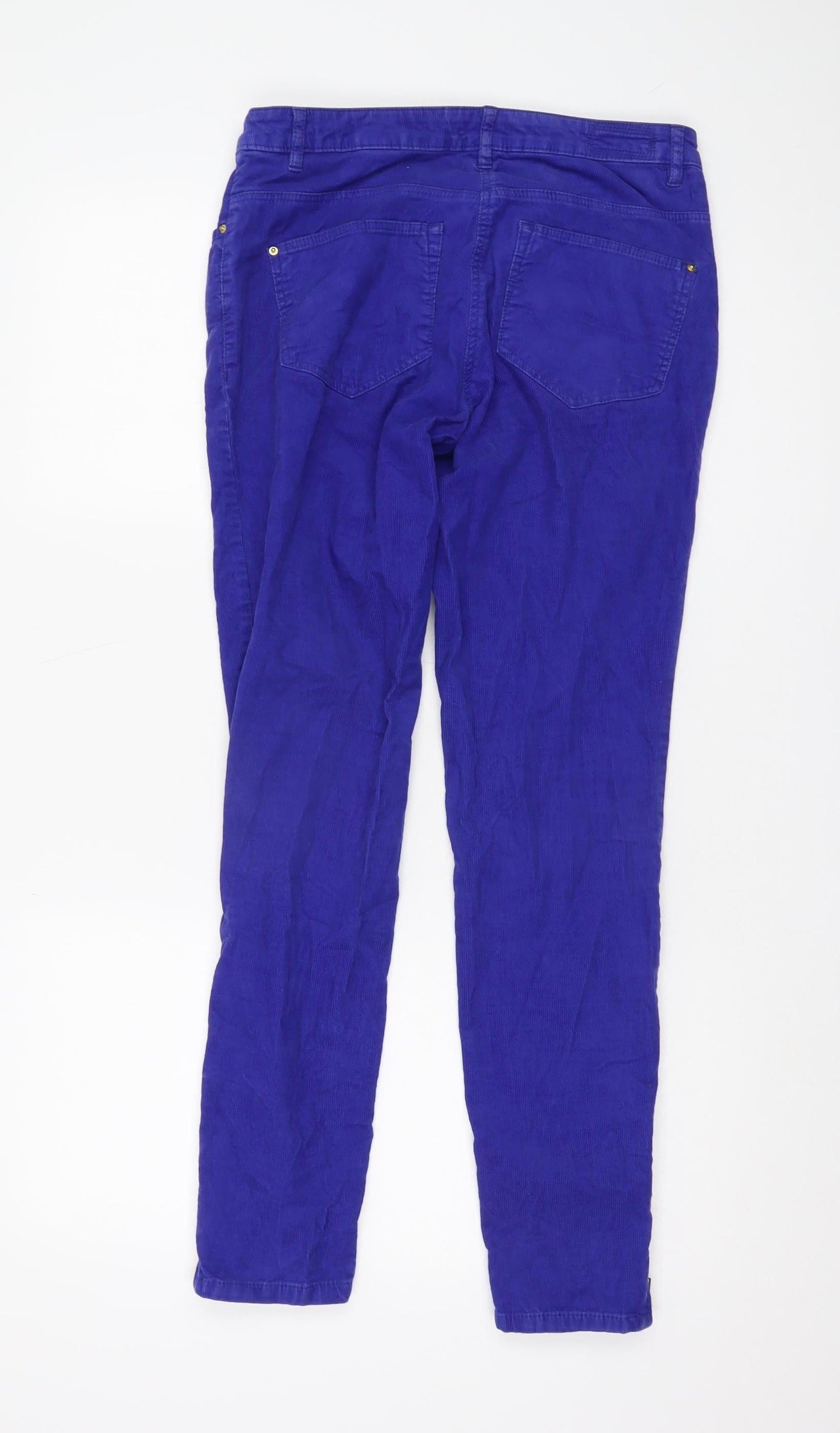 H&M Blue Skinny Women's Trousers, Size 8